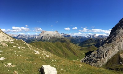 Aussicht auf den Plattkofel