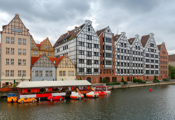 Obraz premium Gdansk. Central City Quay.