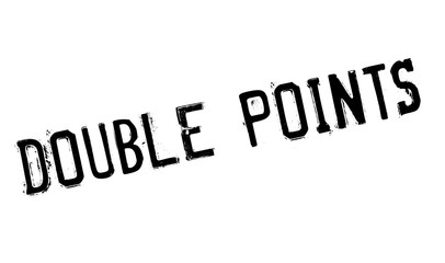 Double Points rubber stamp. Grunge design with dust scratches. Effects can be easily removed for a clean, crisp look. Color is easily changed.
