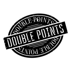 Double Points rubber stamp. Grunge design with dust scratches. Effects can be easily removed for a clean, crisp look. Color is easily changed.