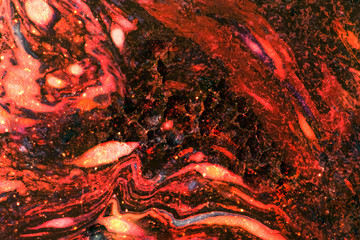Molten magma hot lava texture