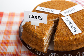 metaphor for the payment of taxes