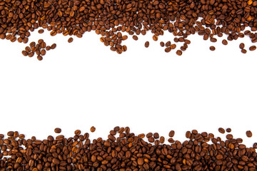 lot of roasted coffee beans