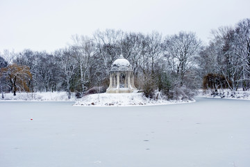 Adolf Mittag See Magdeburg im Winter