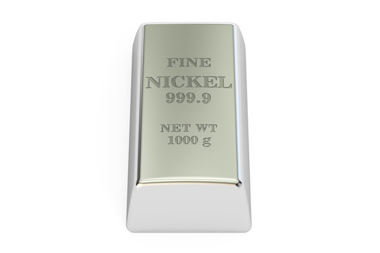 Nickel Ingot, 3D Rendering