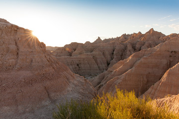 Sunset at Badlands National Park