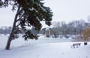 Adolf Mittag See Magdeburg im Winter