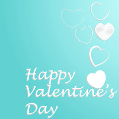 love and happiness themed heart set light color