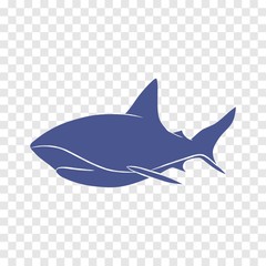 shark vector icon