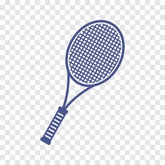 tennis racket vector icon