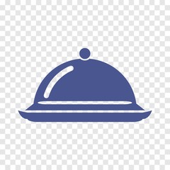 Fototapeta premium tray-dish vector icon