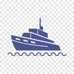 Vector yacht icon