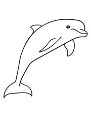 Dolphin jumping cute cute © Style-o-Mat-Design