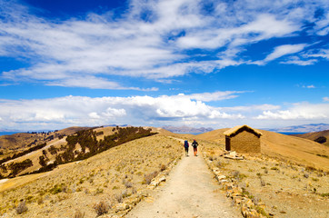 Backpackers on the Island of the Sun