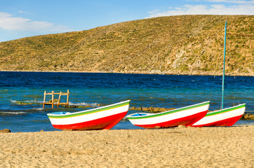 Three Boats in Bolivia