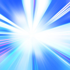 Obraz premium Abstract blurred speed motion in tunnel.