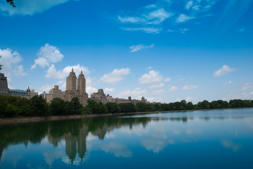 Fototapeta na wymiar New York Skyline - Central Park
