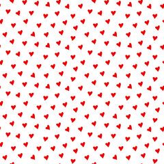 seamless heart pattern and background vector illustration