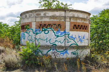 Abandoned railway stations, Fitero, Navarra, Spain