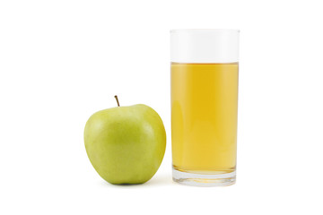 Green apple and drink