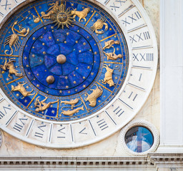 Venice, Italy - St Mark's Clocktower detail