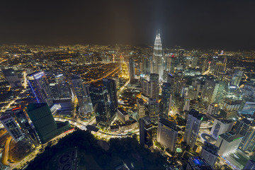 Obraz premium Kuala Lumpur Cityscape at Night