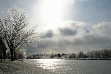 Grand River After an Ice Storm