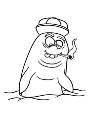 Cool kiffer smoking canned weed drugs cigarette cannabis cannabis cap funny crazy stoned water delfin swimming cute cute