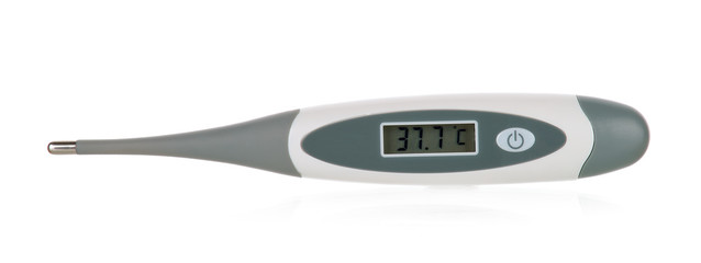 thermometer isolated on the white background