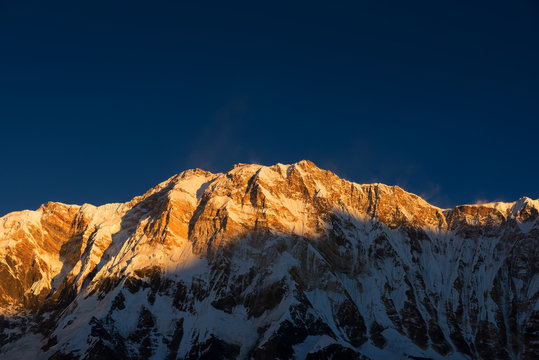 Annapurna mountain from Annapurna base camp ,Nepal.