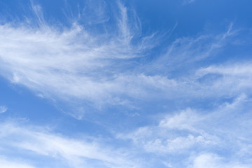 Blue sky and clouds background