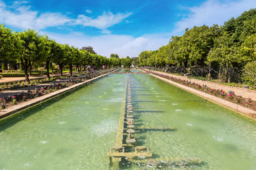 Fountains and Gardens at the Alcazar in Cordoba