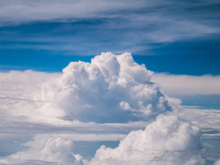 Naklejka premium Cloud and sky