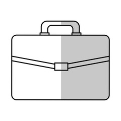 briefcase accessory icon over white background. vector illustration