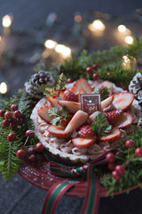 苺のクリスマスケーキ
