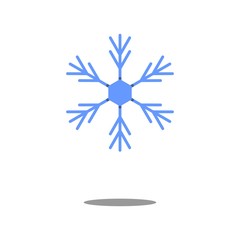 Snowflake vector icon