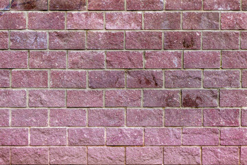Brick wall and foundation