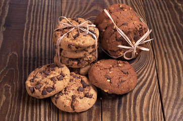 Cookies with chocolate