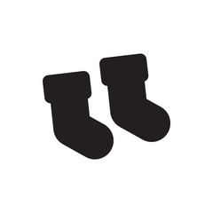 baby socks icon illustration