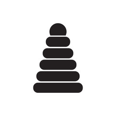 pyramid icon illustration