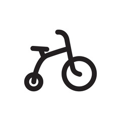 child bicycle icon illustration