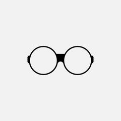 Vector  Glasses Icon on white background