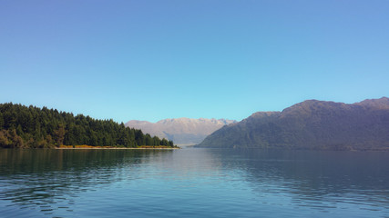 Beautiful Calm Lake and Mountains