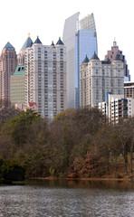 Fototapeta na wymiar Midtown Atlanta Georgia