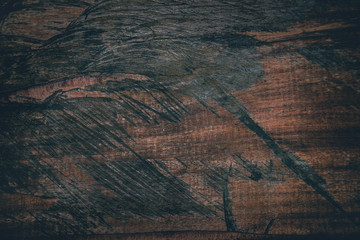 Texture background old dark brown wood.