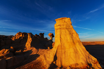 Bisti badlands