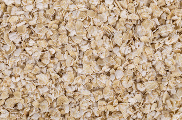 Closeup of oatmeal for food background