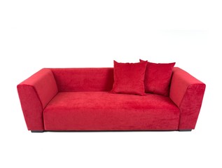 Fototapeta premium Sofa isolated on white