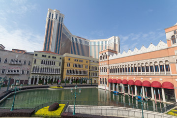 Macau city and its skyline