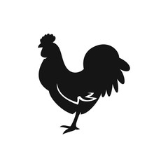 chicken icon illustration